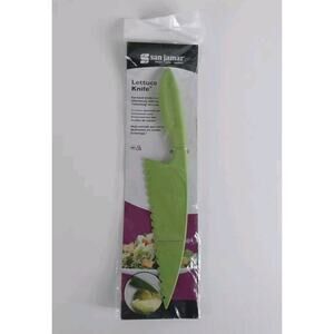 San Jamar Lettuce knife Green Serrated Plastic